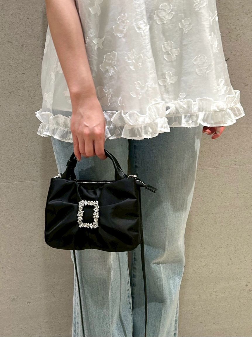 CELFORD「ブラックリボンジャガードチュニック」|シャツ・ブラウス|