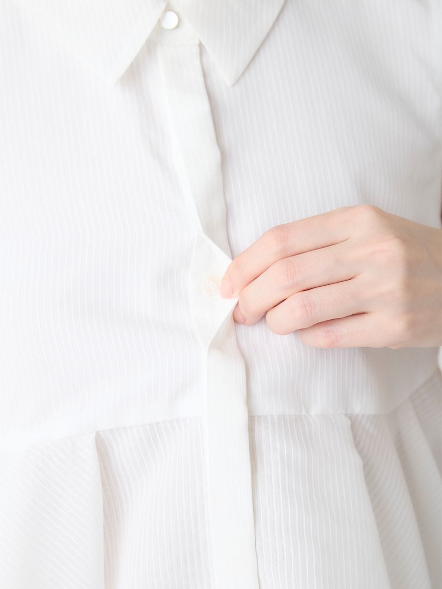 CELFORD「レースヘムペプラムブラウス」|シャツ・ブラウス|