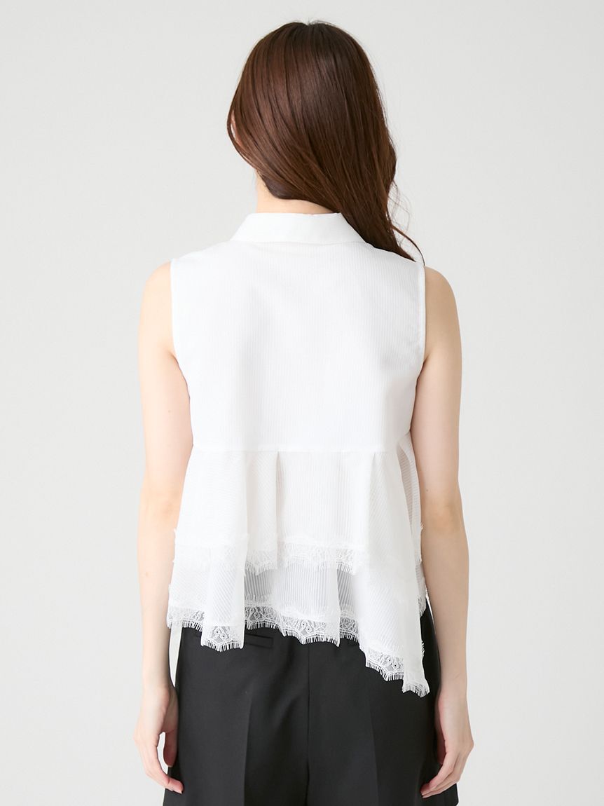 CELFORD「レースヘムペプラムブラウス」|シャツ・ブラウス|