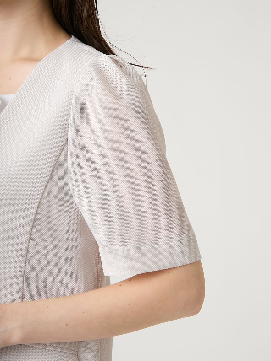 CELFORD「ハーフスリーブカラミジャケット」|テーラードジャケット|