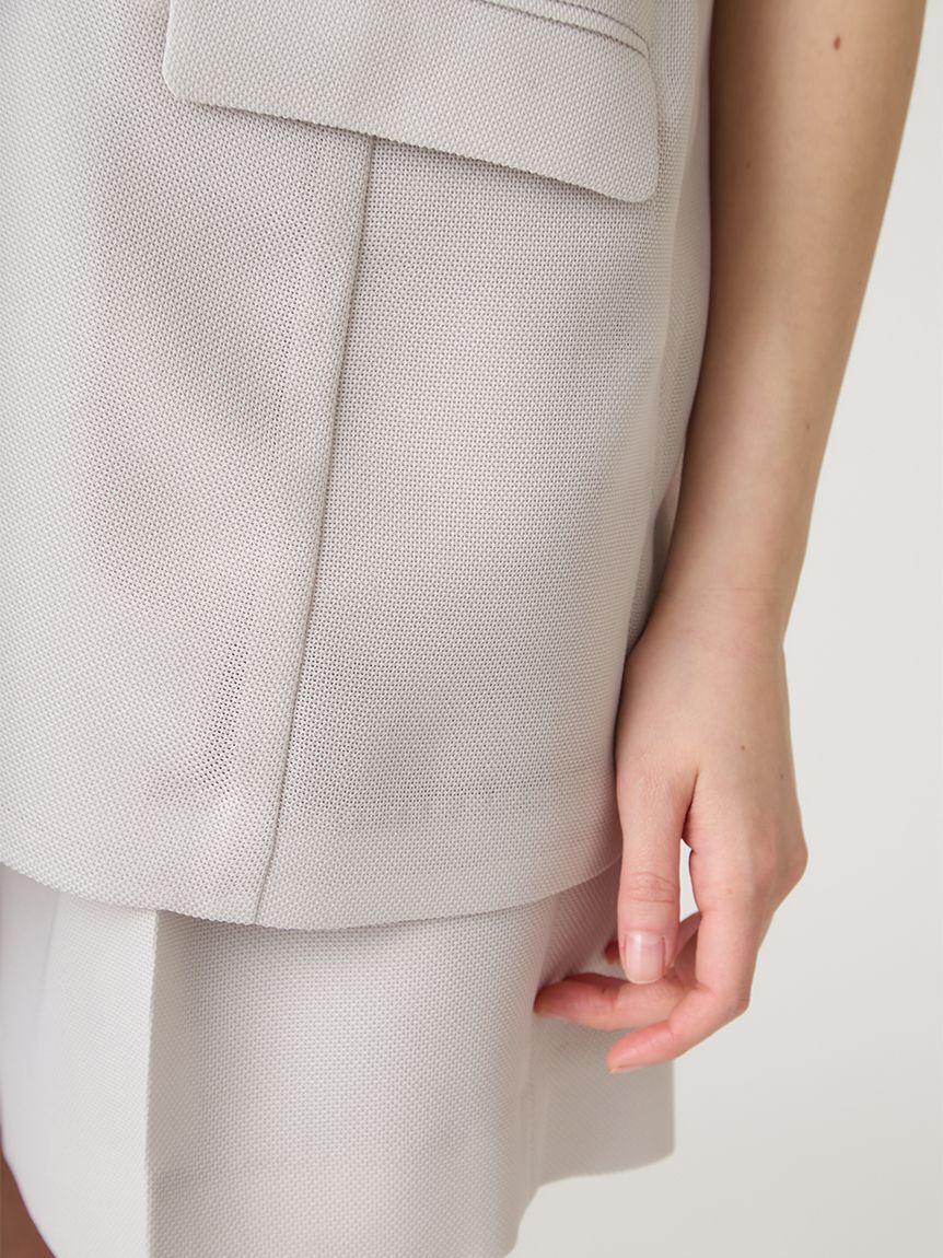 CELFORD「ハーフスリーブカラミジャケット」|テーラードジャケット|