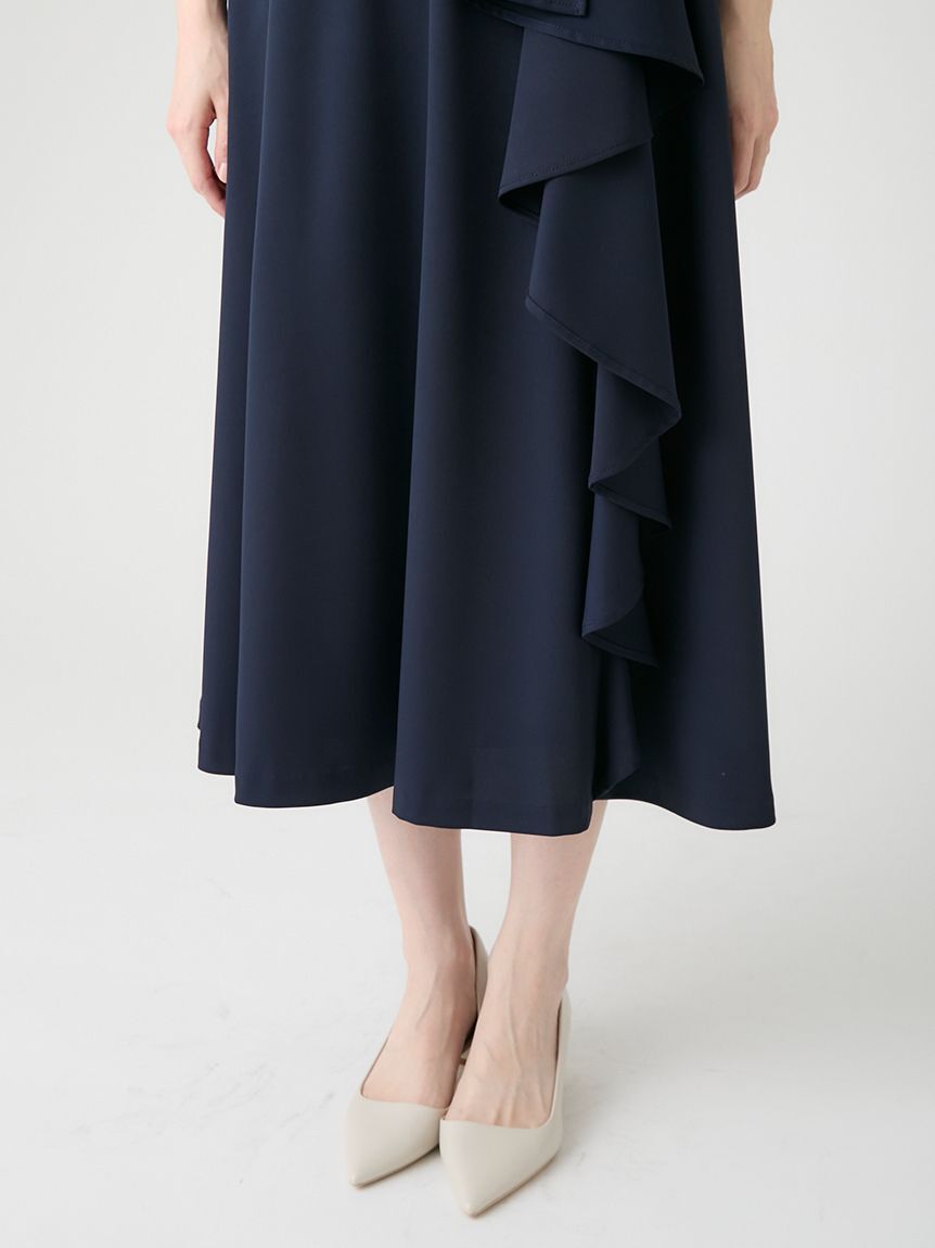 CELFORD「【洗える】カシュクールラッフルワンピース」|ワンピース|