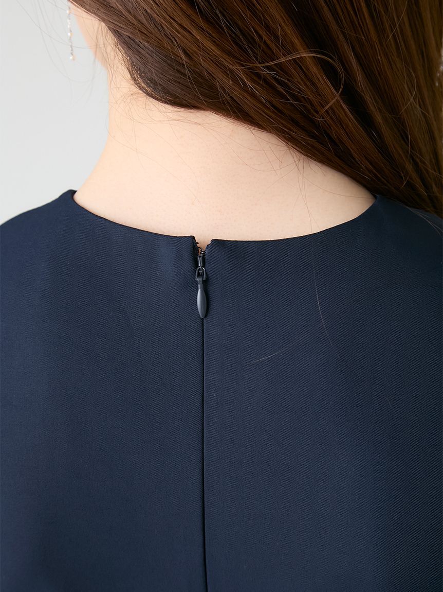 CELFORD「【洗える】カシュクールラッフルワンピース」|ワンピース|