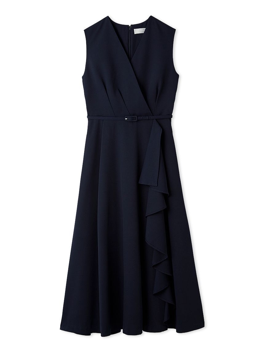 CELFORD「【洗える】カシュクールラッフルワンピース」|ワンピース|