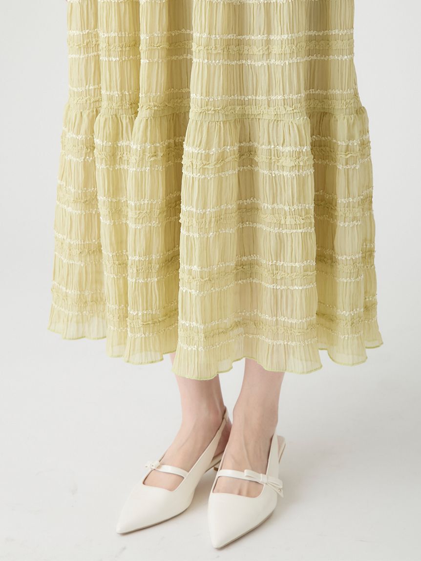 CELFORD「フリルシフォンワンピース」|ワンピース|