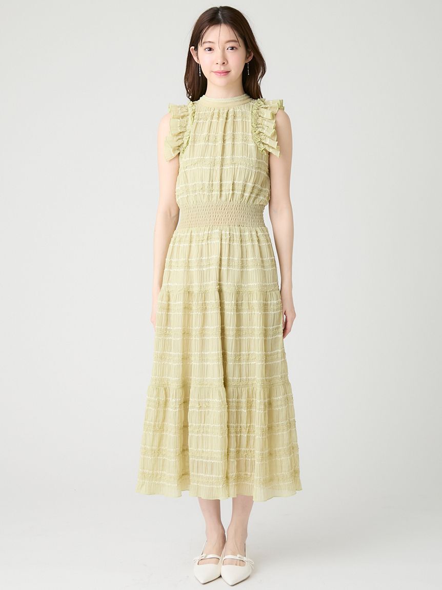 CELFORD「フリルシフォンワンピース」|ワンピース|