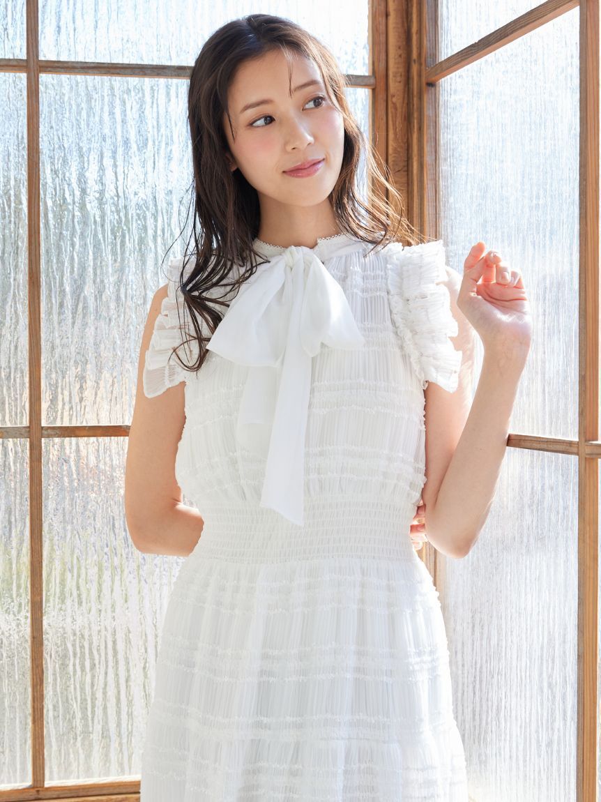 CELFORD「フリルシフォンワンピース」|ワンピース|