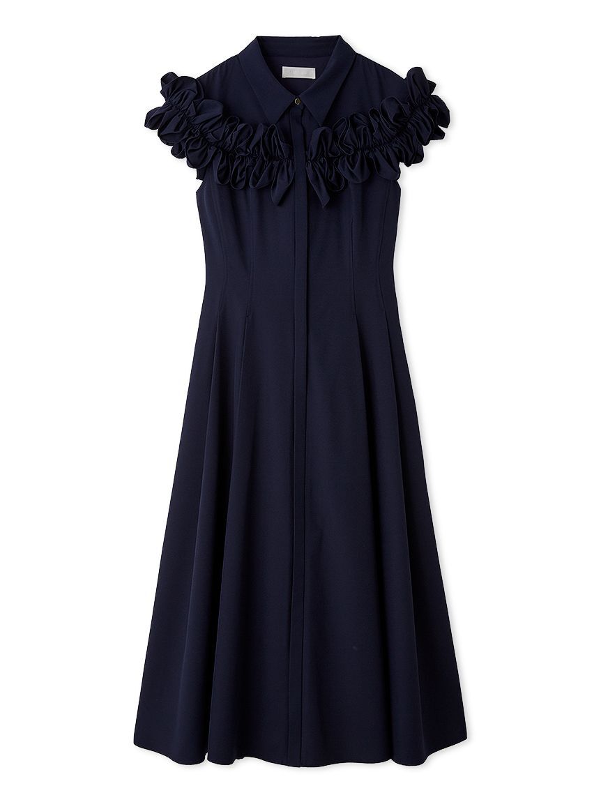 CELFORD「フリルヨークシャツワンピース」|ワンピース|