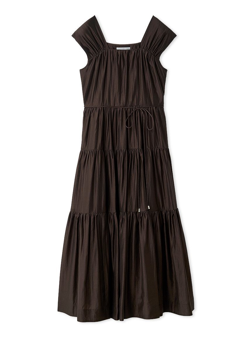 CELFORD「【洗える】【接触冷感】シアーティアードワンピース」|ワンピース|