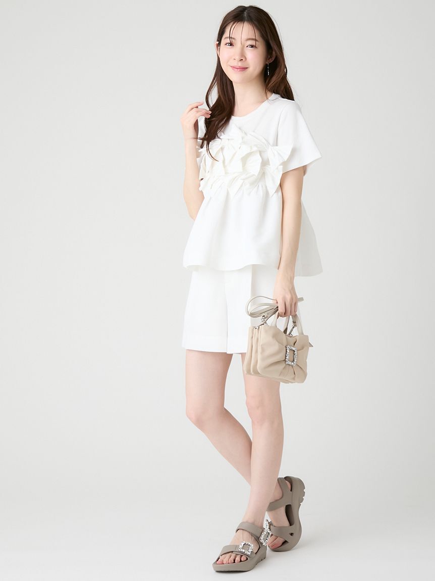 CELFORD「【クイックドライ】ベルト付きカラミショートパンツ」|その他|