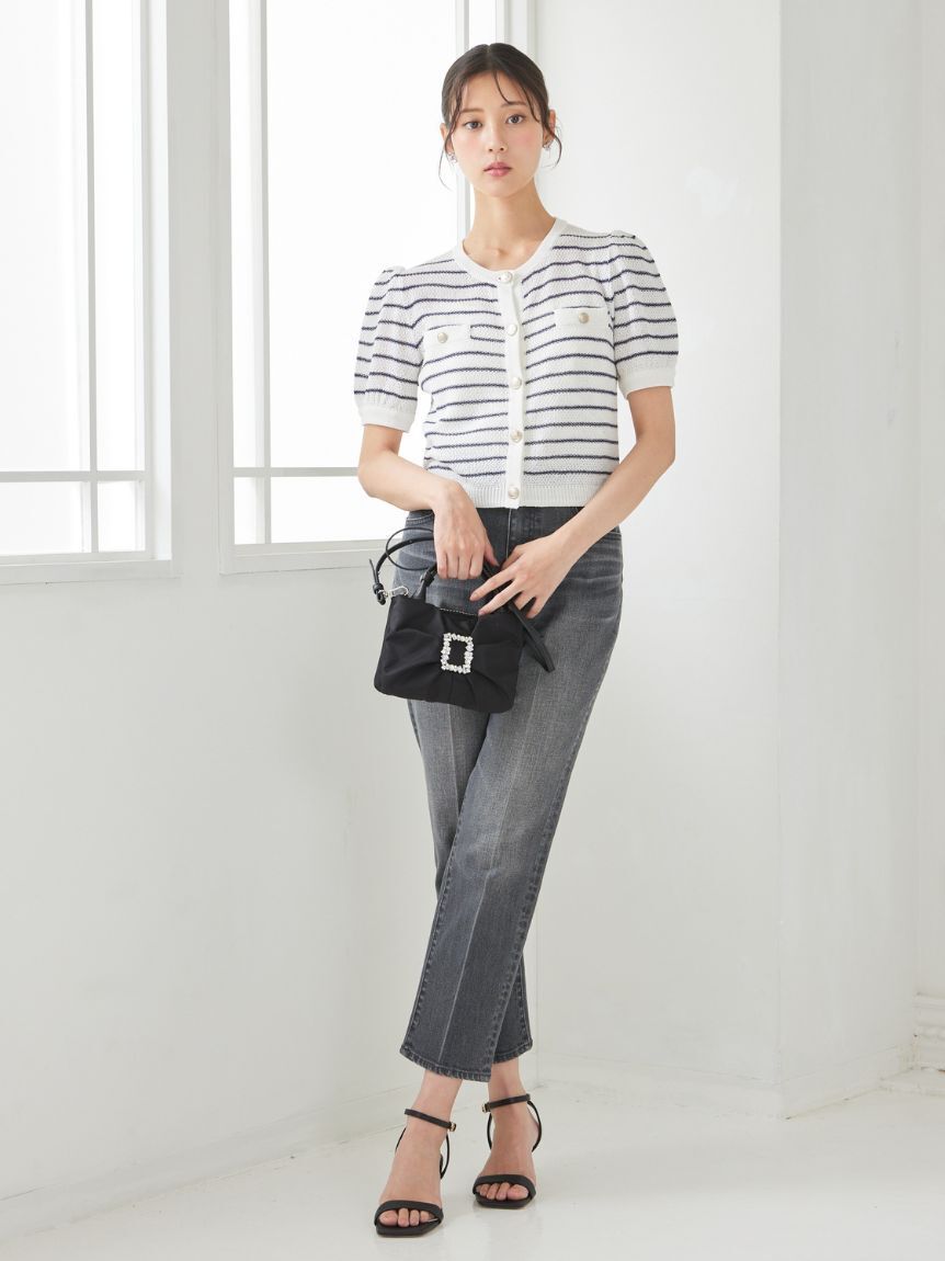 CELFORD「デニムテーパードパンツ」|デニム|GRY