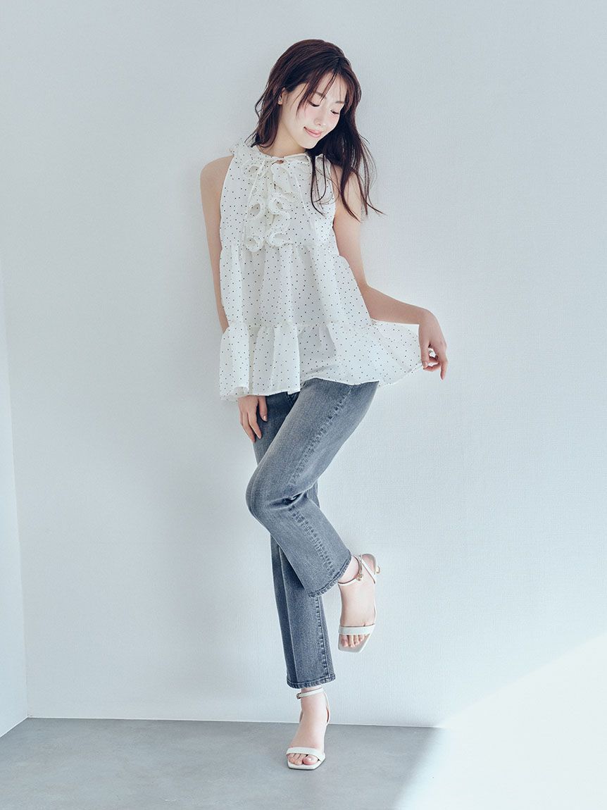 CELFORD「デニムテーパードパンツ」|デニム|