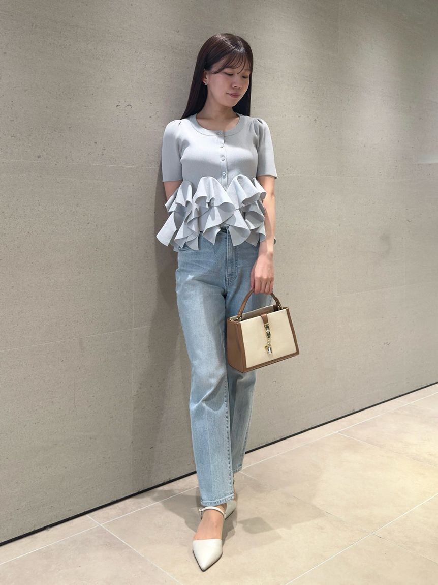 CELFORD「デニムテーパードパンツ」|デニム|