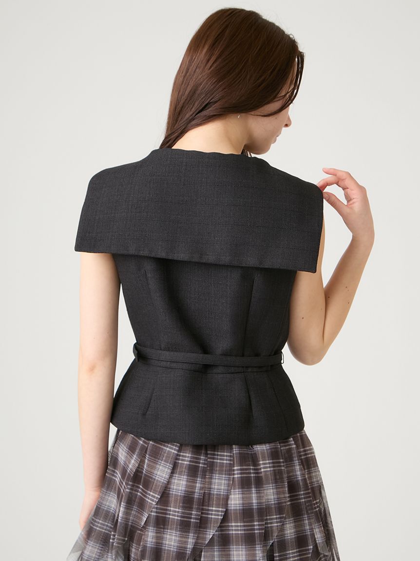 CELFORD「セーラーカラージレ」|ダウンベスト・ベスト|