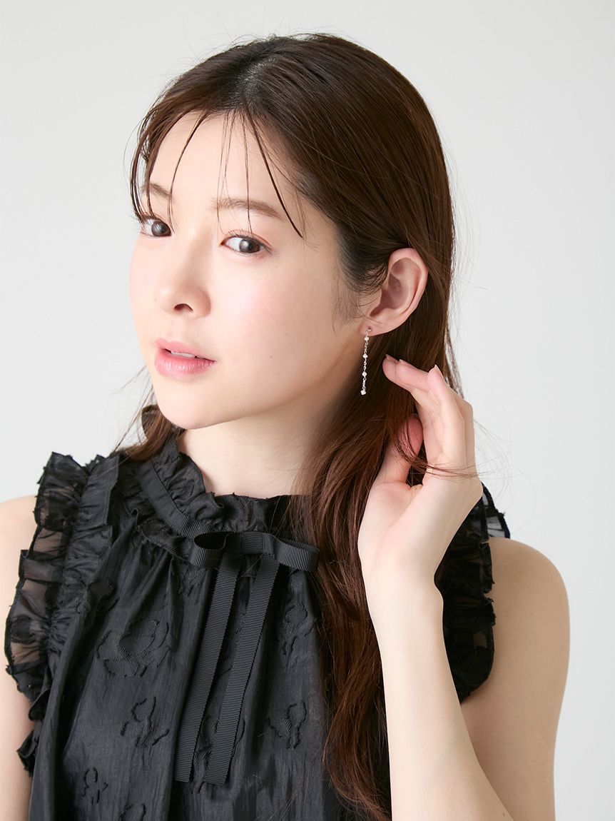 CELFORD「スモール淡水パールスイングピアス」|ピアス|