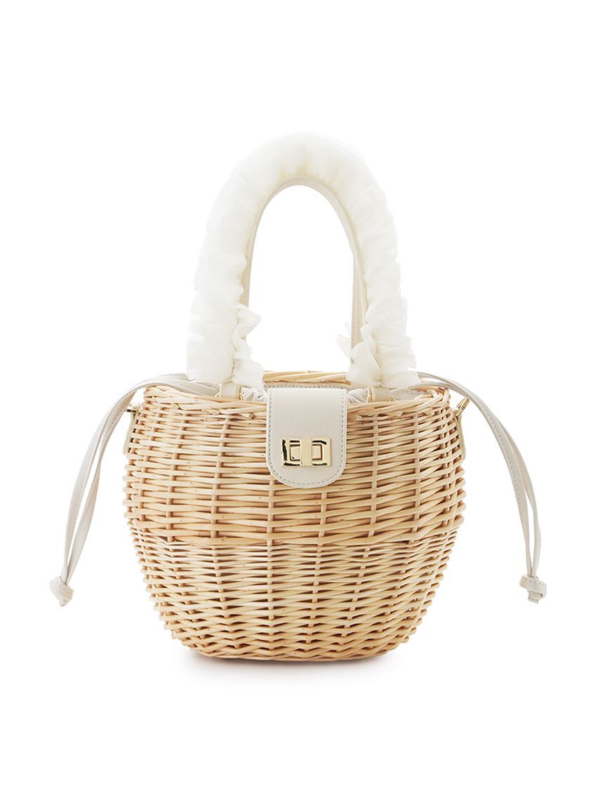 CELFORD「フリルチュールハンドルカゴバッグ」|かごバッグ|