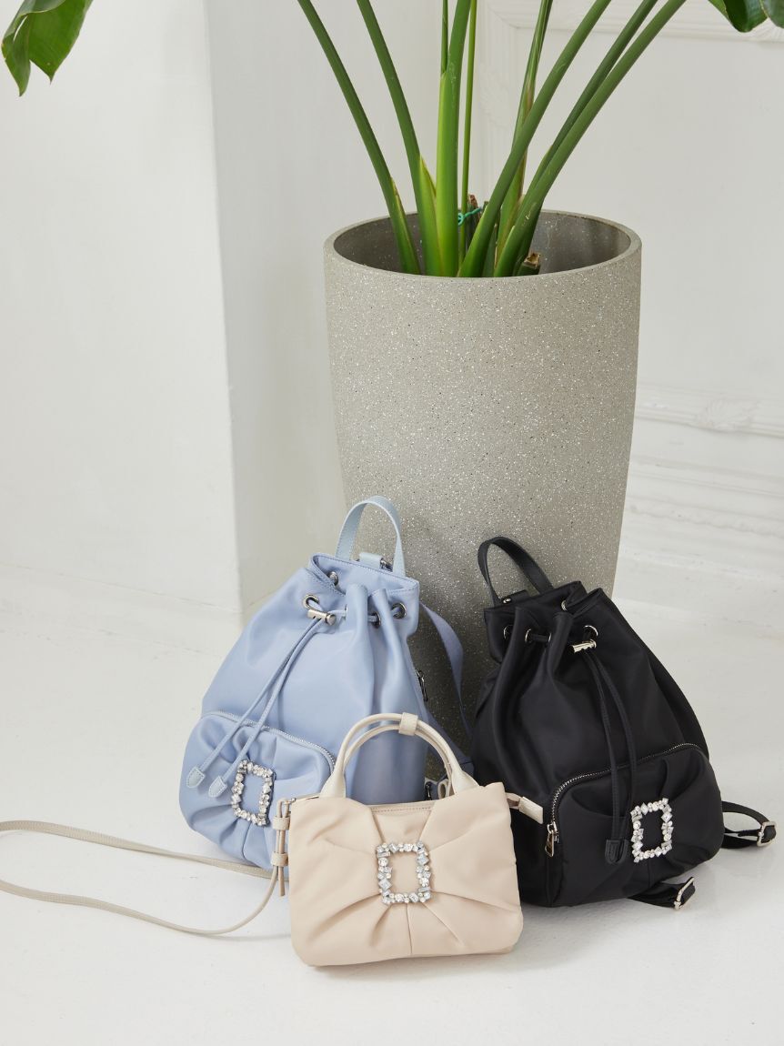 CELFORD「ビジュー付きリボンショルダーバッグ」|ショルダー・メッセンジャー|