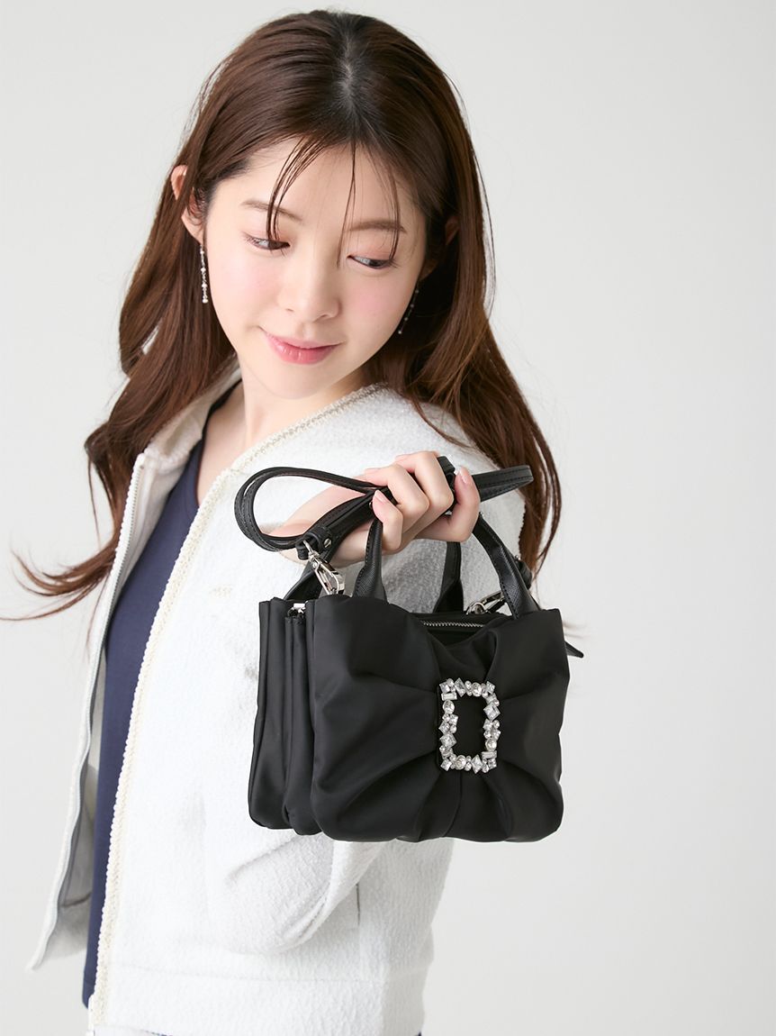 CELFORD「ビジュー付きリボンショルダーバッグ」|ショルダー・メッセンジャー|