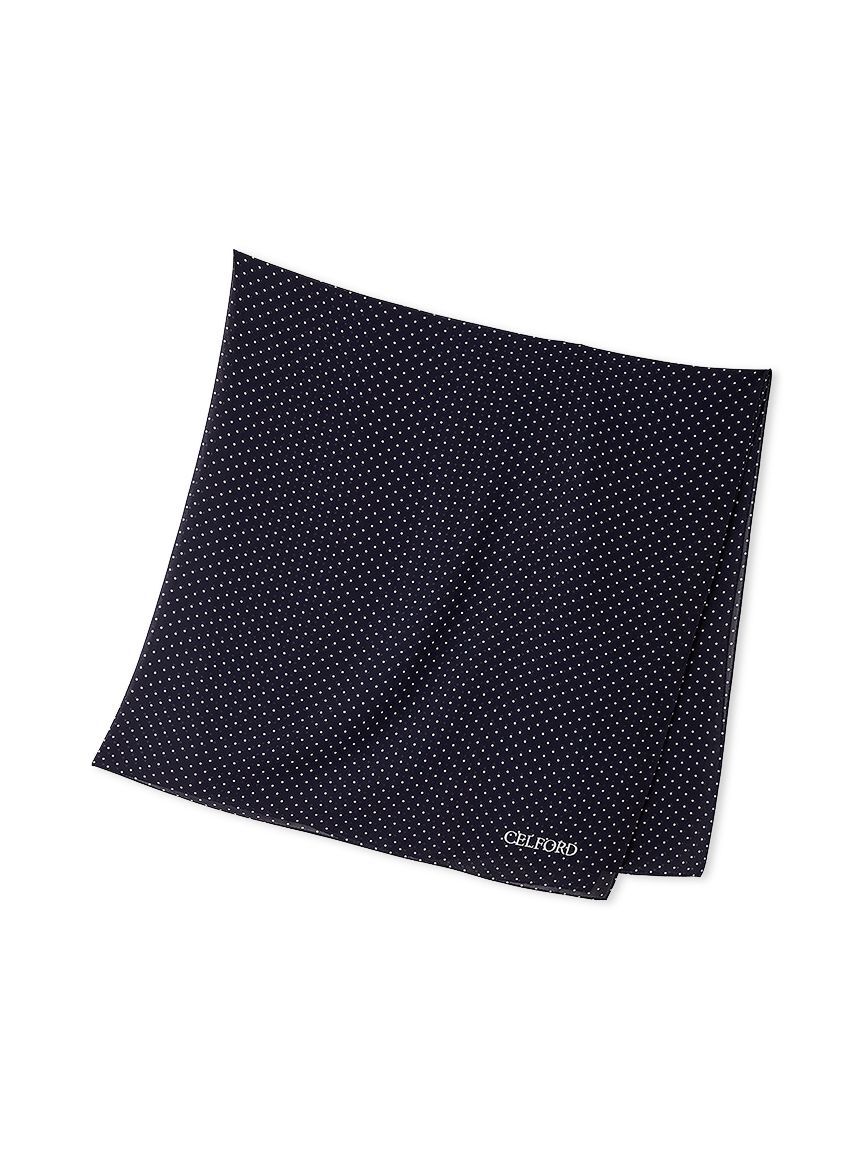 CELFORD「ドットプリント大判スカーフ」|バンダナ・スカーフ|