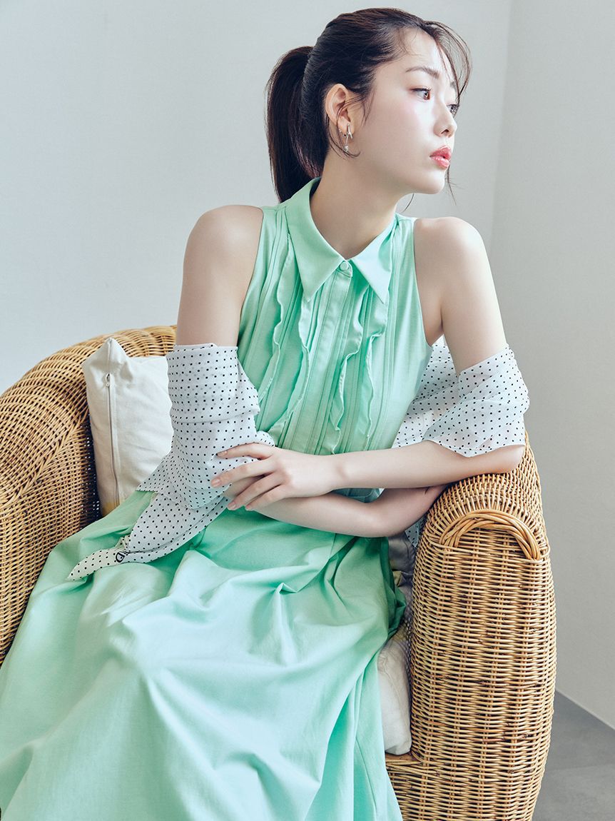 CELFORD「ドットプリント大判スカーフ」|バンダナ・スカーフ|