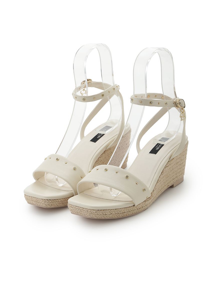 CELFORD「ビジュースタッズウェッジソールサンダル」|サンダル|