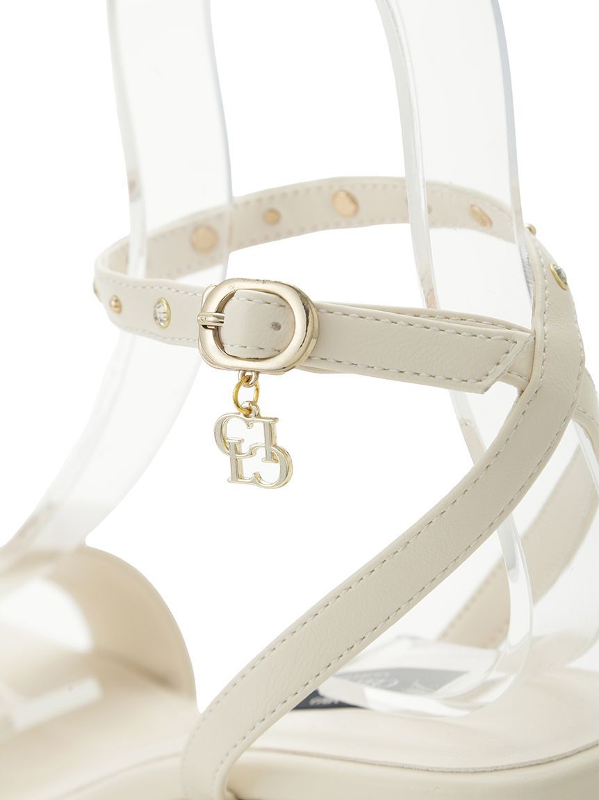 CELFORD「ビジュースタッズウェッジソールサンダル」|サンダル|