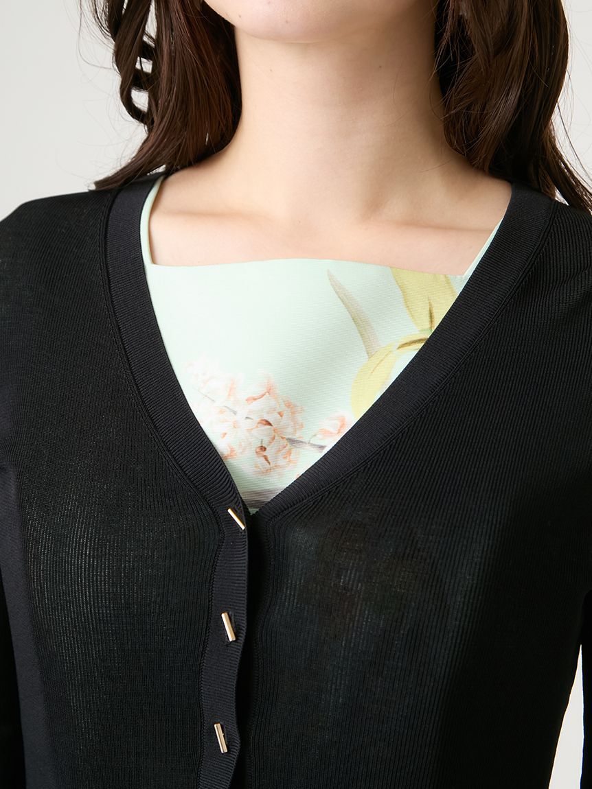 CELFORD「バーボタンカーディガン」|カーディガン|