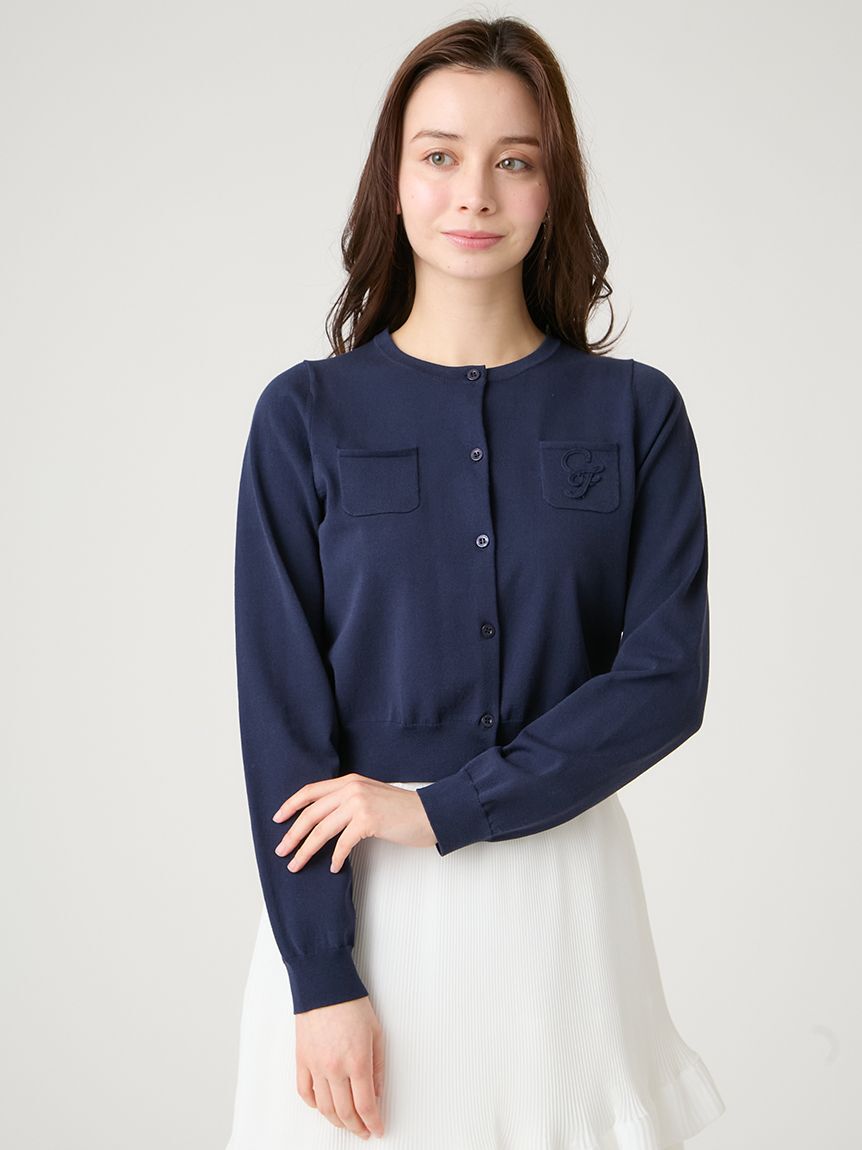 CELFORD「ポケット付きカーディガン」|カーディガン|NVY