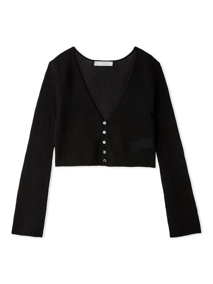 CELFORD「シアーリブカーディガン」|カーディガン|