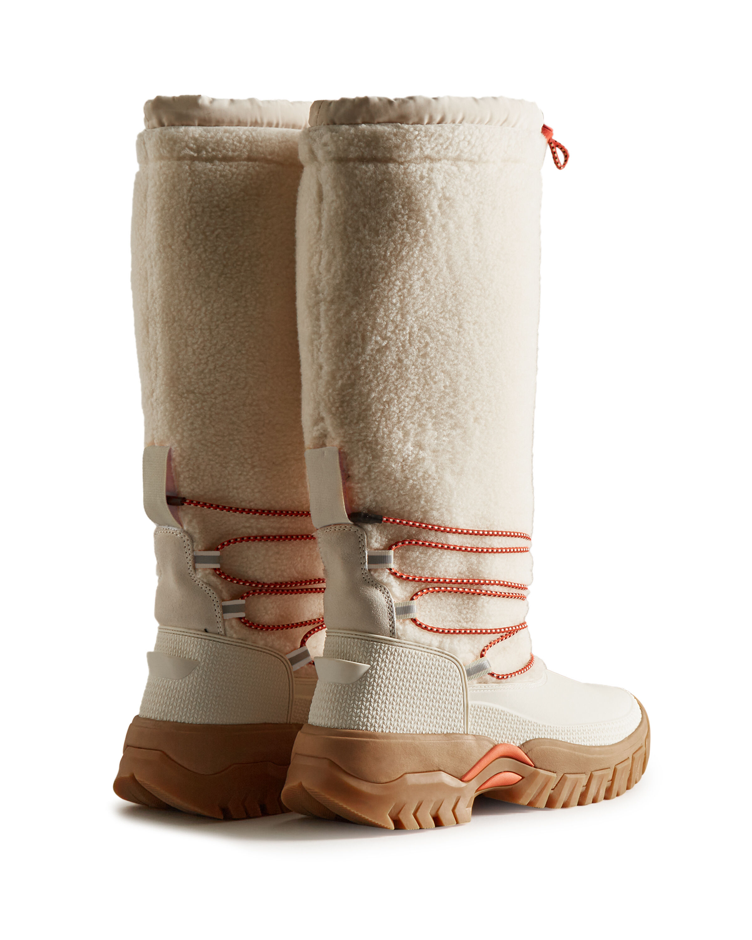 HUNTER「WOMENS WANDERER TALL SHERPA SNOW BOOT」|ロングブーツ|