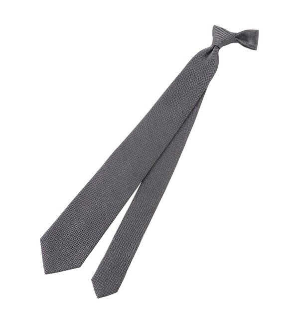 MACKINTOSH PHILOSOPHY「バスケット レギュラータイ」|ネクタイ・蝶ネクタイ|チャコールグレー