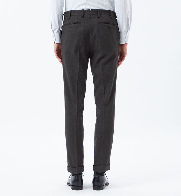 MACKINTOSH PHILOSOPHY「トロッター エクストラソリッドトラウザーズ【ドレスエクステンション】 ウール調ドビー」|スラックス|