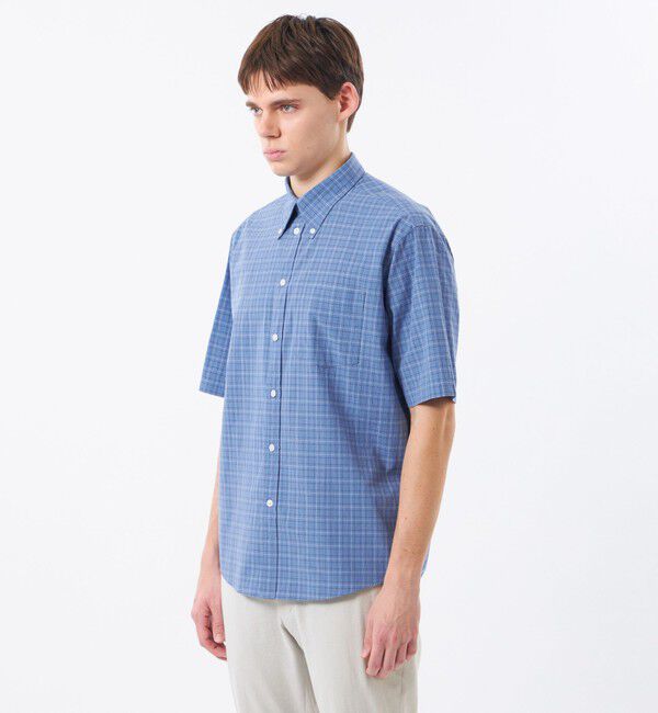 MACKINTOSH PHILOSOPHY「半袖リラックスボタンダウン チェックバリエーション」|シャツ・ブラウス|