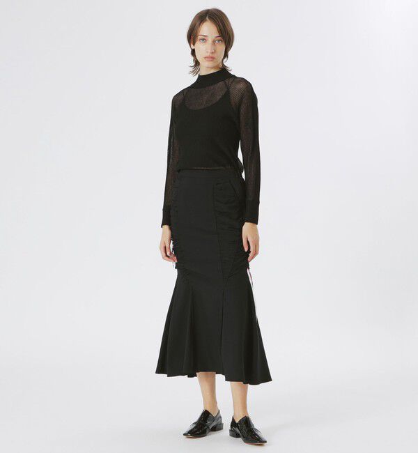  「【KANAKO SASAKI】コラボレーション　ブラックドロストスカート」|スカート|