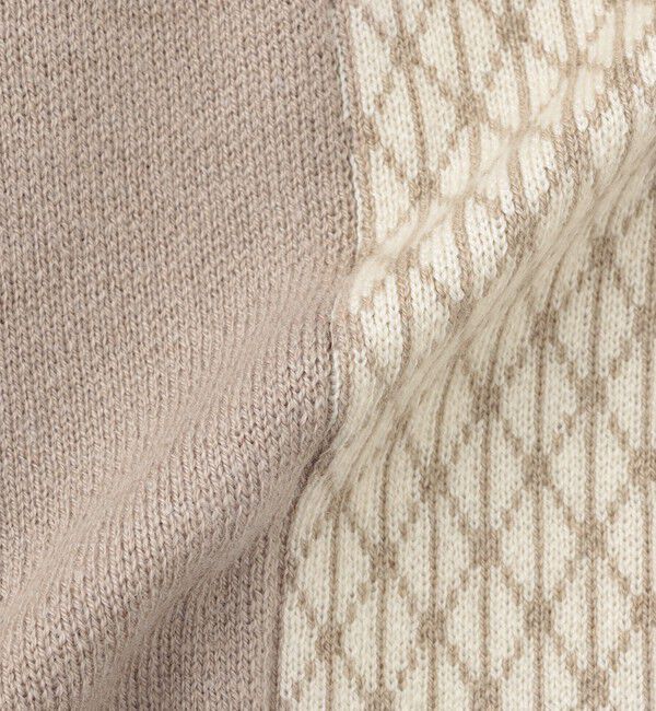  「2フェイスブロッキングパターンニット」|ニット・セーター|