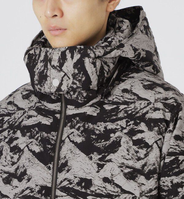  「ジャカードフーディーダウン」|ブルゾン・スタジャン|