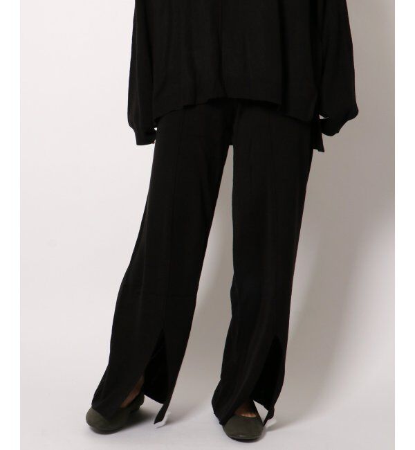 IKKA LOUNGE「スーパーアンチピリングニットパンツ」|その他|