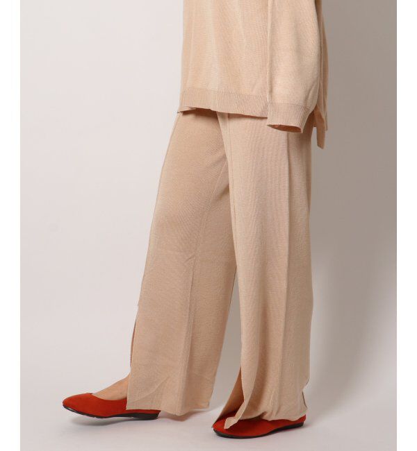 IKKA LOUNGE「スーパーアンチピリングニットパンツ」|その他|