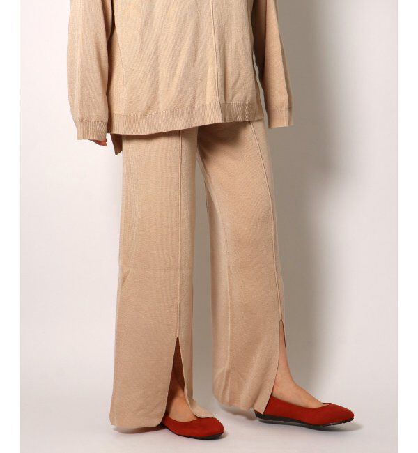 IKKA LOUNGE「スーパーアンチピリングニットパンツ」|その他|