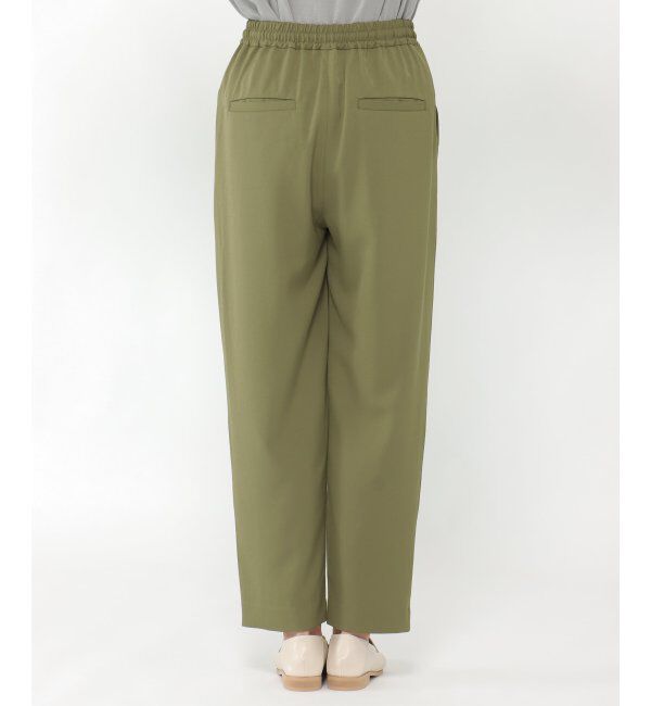 ikka「ウエストドロストテーパードパンツ」|その他|