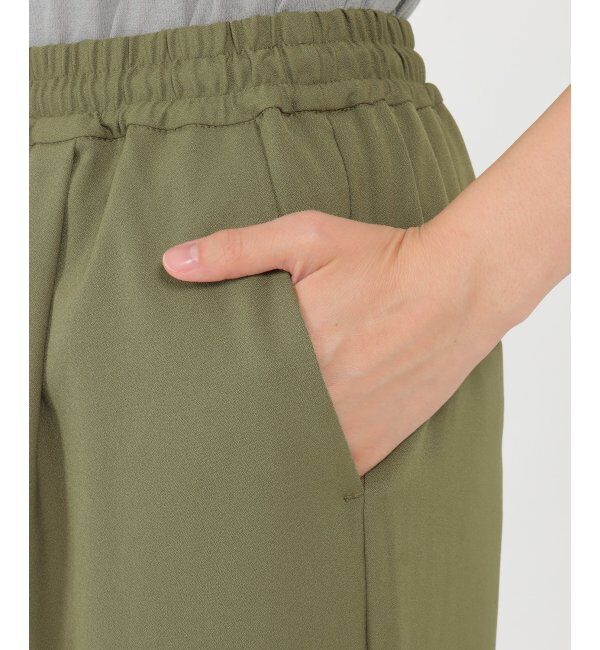 ikka「ウエストドロストテーパードパンツ」|その他|