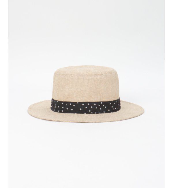 ikka kids「リネンタッチドットリボンハット」|その他|
