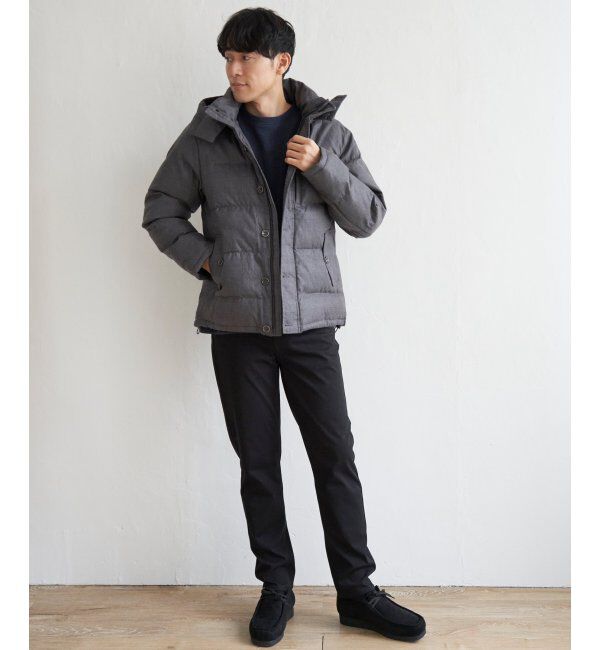 ikka「sorona(R)ウールライクフードブルゾン」|ブルゾン・スタジャン|