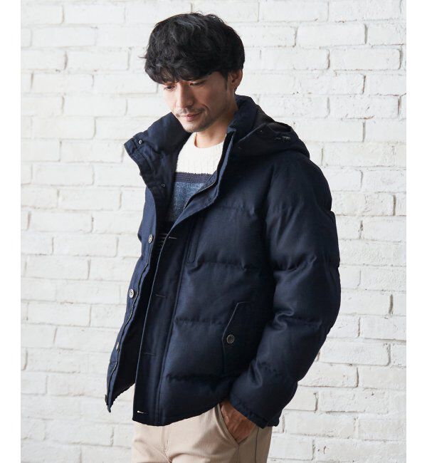 ikka「sorona(R)ウールライクフードブルゾン」|ブルゾン・スタジャン|