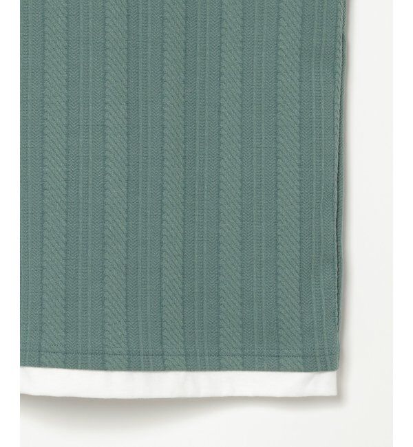 ikka「5分袖フェイクベストTシャツ」|Tシャツ・カットソー|