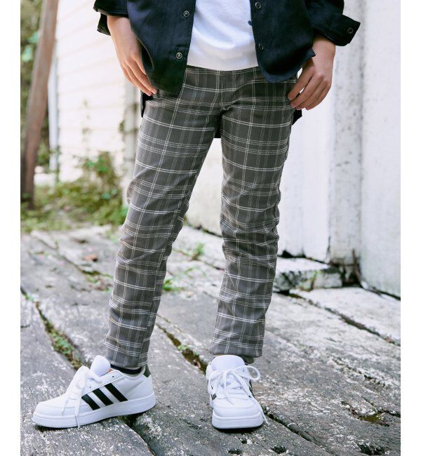 ikka kids「GOKU楽ストレッチパンツ B （120~160cm）」|その他|グレー