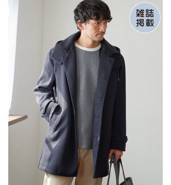 IKKA LOUNGE「ウールライクニットステンカラーコート」|その他|