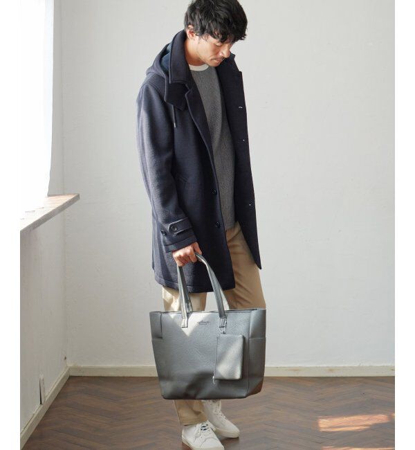 IKKA LOUNGE「ウールライクニットステンカラーコート」|その他|