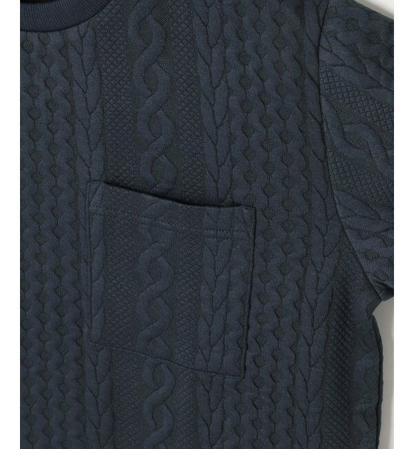 ikka「フクレジャカードクルーネックプルオーバー」|パーカー|