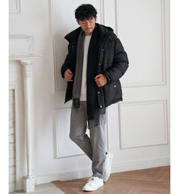 ikka「sorona(R)ツイードライクブルゾン」|ブルゾン・スタジャン|